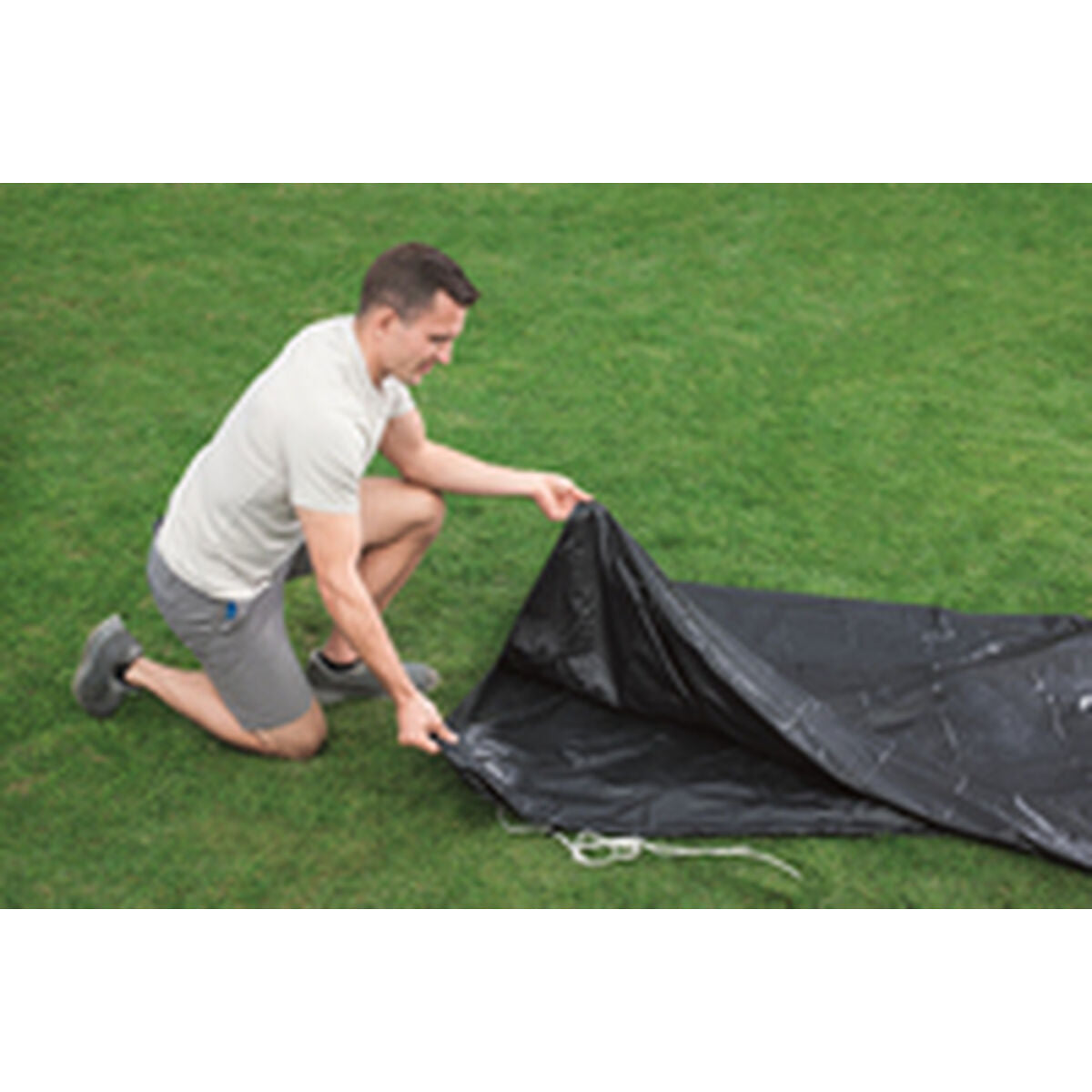 Swimming Pool Cover Bestway Black Ø 457 cm (1 Unit)
