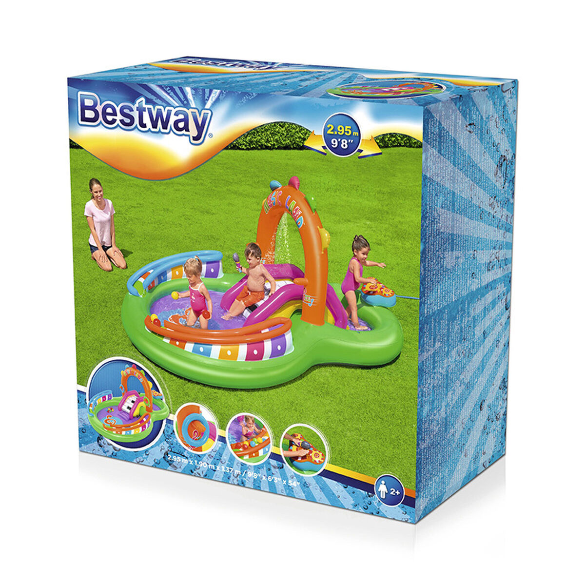 Bestway Children's Pool Bestway Musical 295 X 190 X 137 Cm Playground