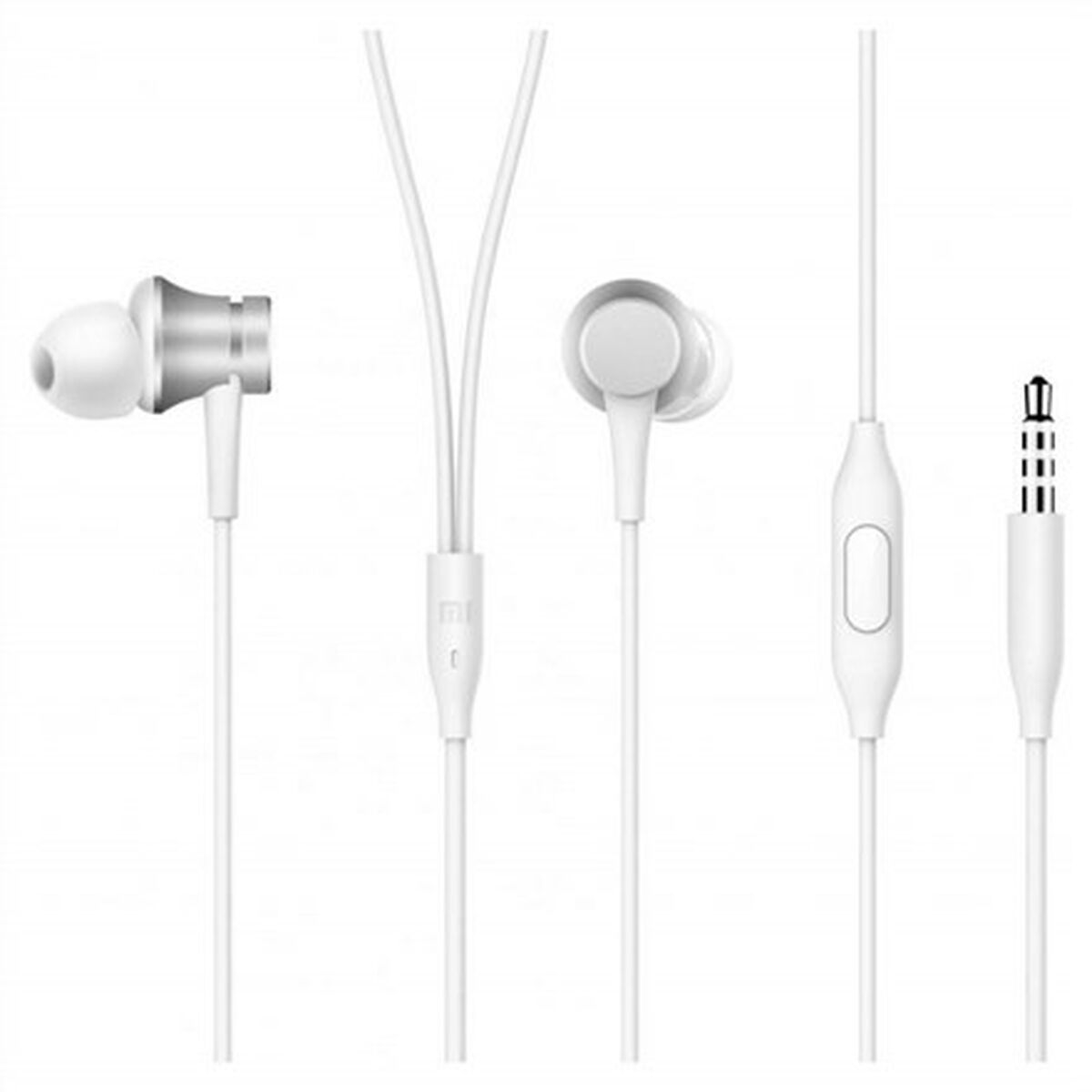 Xiaomi Headphones Xiaomi Mi In-Ear Headphones Basic Zbw4355Ty Silver