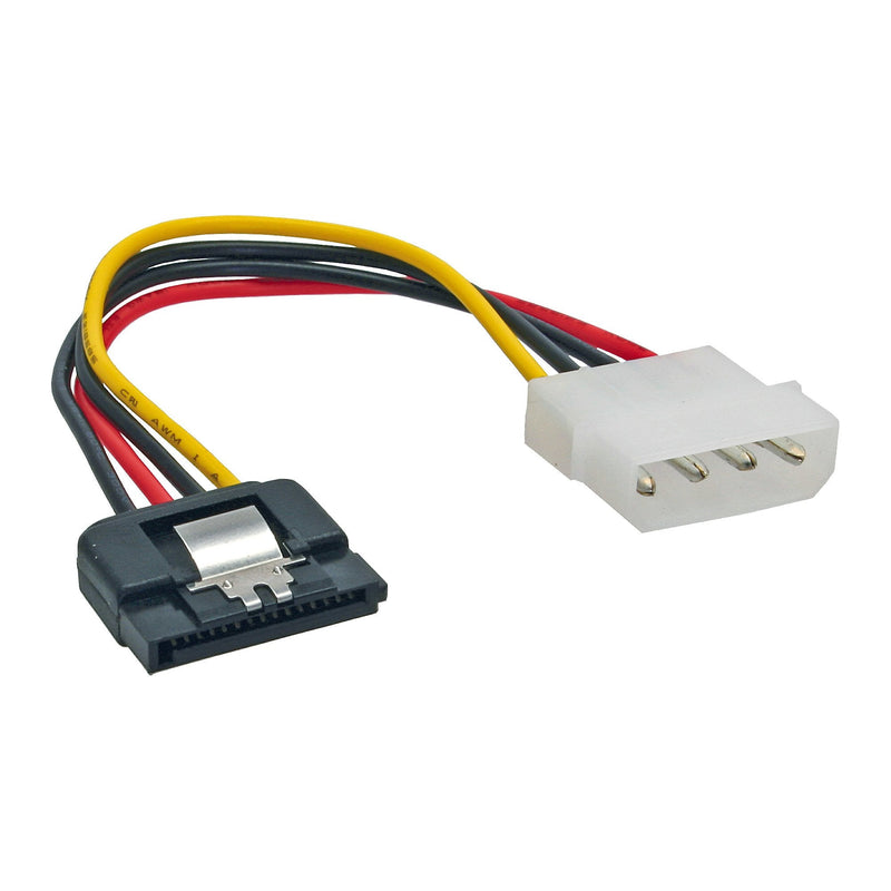 Inline Adapter Power SATA Molex 4 Pines a SATA 15 Pines With Pestillo 0,3M