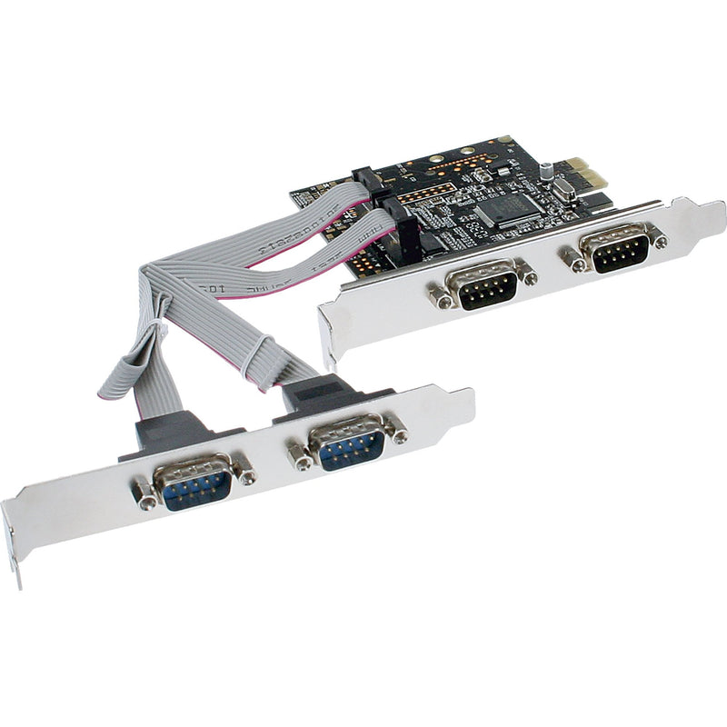 Inline Card PCIE Pci-express 4 Ports Serie 9 Pines