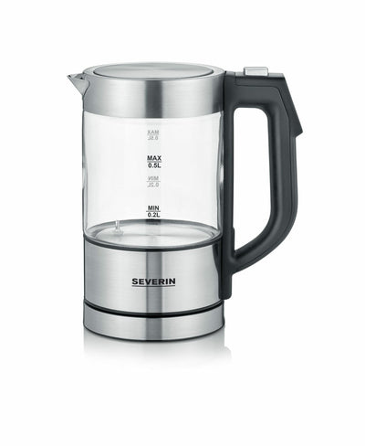 Severin Wk 3458 Tetera Eléctrica 0,5 L 1100W Black Transparent — image 1