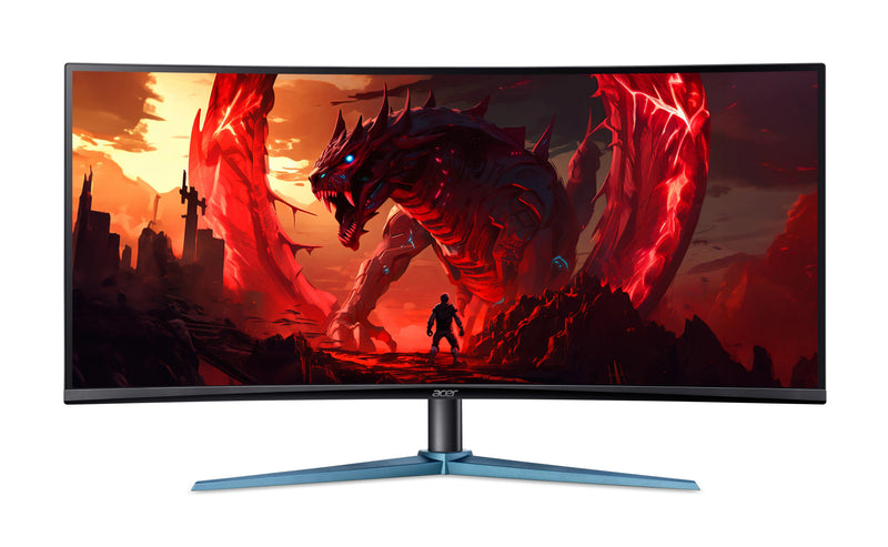 Acer Monitor LCD Nitro ED340CUJ0BMIIPX 34 Gaming/21: 9 Panel VA 3440X1440 21:9 120 HZ 1 Ms Speakers Height Adj