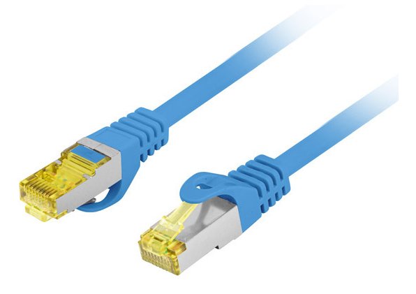 Lanberg Network Cable CAT.6A S FTP Lszh Cu 1.5M Blue