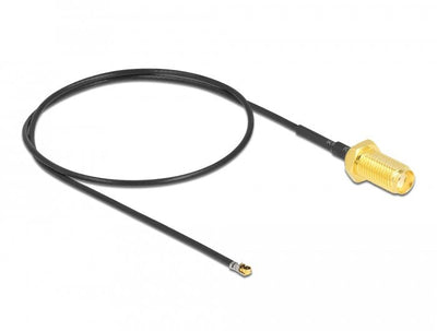 Delock Cable Antenna Sma Female Am Einbau a Mhf® 4L Lk Male 1.37 35CM — image 1
