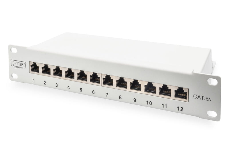 Digitus Patch 10 12 Ports FTP CAT.6 1U Grey DN-91612S-EA-G