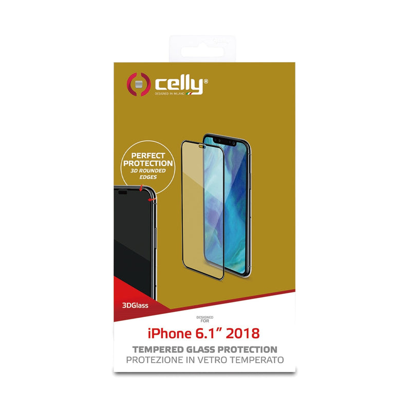Celly Tempered Glass Apple Iphone Xr 3D Glass 3DGLASS998BK