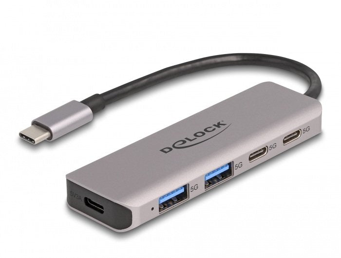 Delock USB 5Gbps 2 Port USB Type-c And 2 Port Typ-a Hub