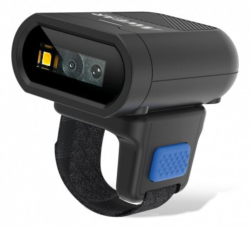 Newland Bluetooth Ring Scanner, 2D Reader Codes Barcodes Laptop 1D Cmos Black