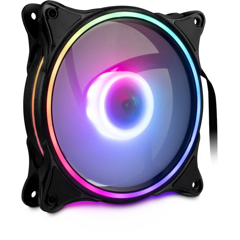 Fan Inter-tech 120 * 120 * 25 Argus Rgb-fan Set RS-08, 3X Retail