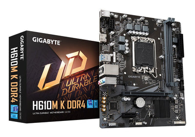 Gigabyte Motherboard H610M K DDR4 Socket 1700 microATX — image 1