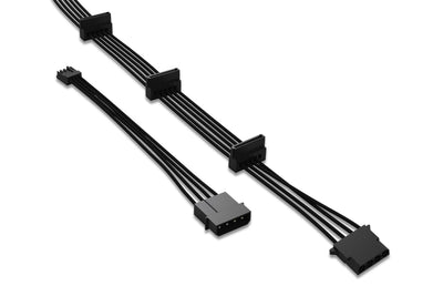 Be Quiet! Cable 3X S-ata + 1X HDD / Fdd 1M Black — image 1
