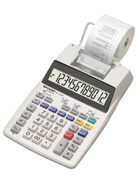 Sharp Calculator Desktop Druckend EL-1750V Battery