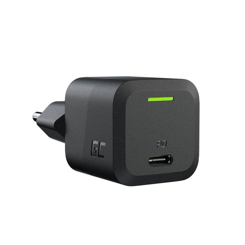 Greencell Charger USB-C GaN Gc Powergan 33W PD 3.0 Qc 3.0 1x USB-C Black