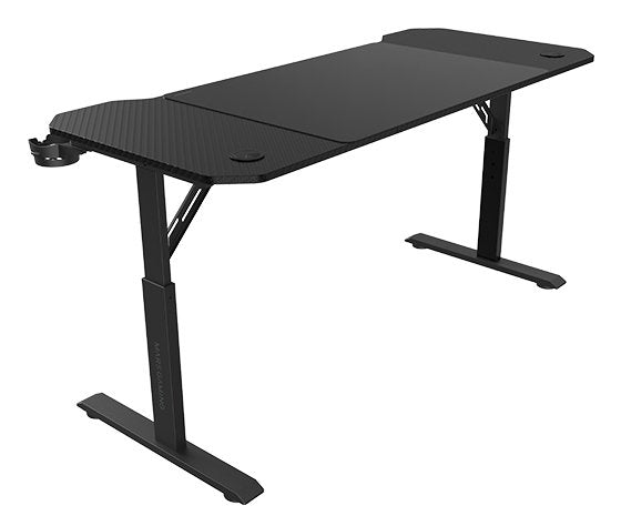 Mars Gaming Desk Gaming Mgd-ergo 140 Black 140X60/ Mouse Pad XXL/ Stands Externos Bebidas And Headphones/ Gest