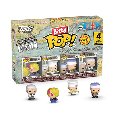 Blister 4 Figuras Bitty Pop One Piece Sanji — image 1