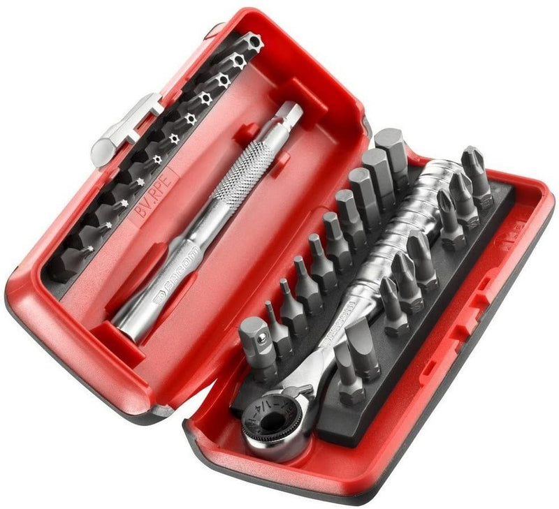 Key Carraca And Puntas ¼ Pulg, 31 Pieces