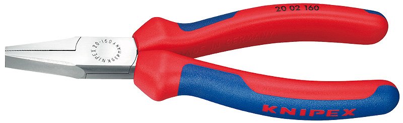 Knipex Pliers Planos 20 02 160, Pliers Agarre Red/Blue Superficies Agarre Dentadas 2002160