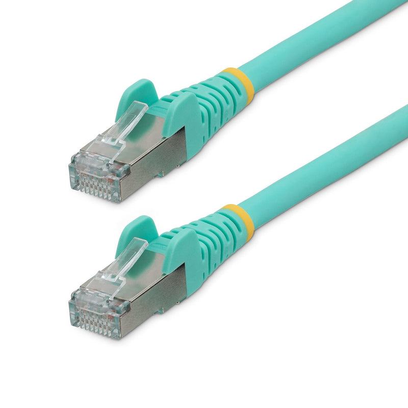 StarTech Cable .com 5M CAT.6A Ethernet Aqua Low Smoke Zero Halogen (lszh) 10GBE 500MHZ 100W PoE + Snagless RJ-