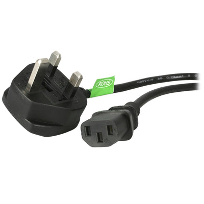 StarTech.com Cable 1M (3 Feet Power Reino Unido Uk, BS1363 a C13, — image 1