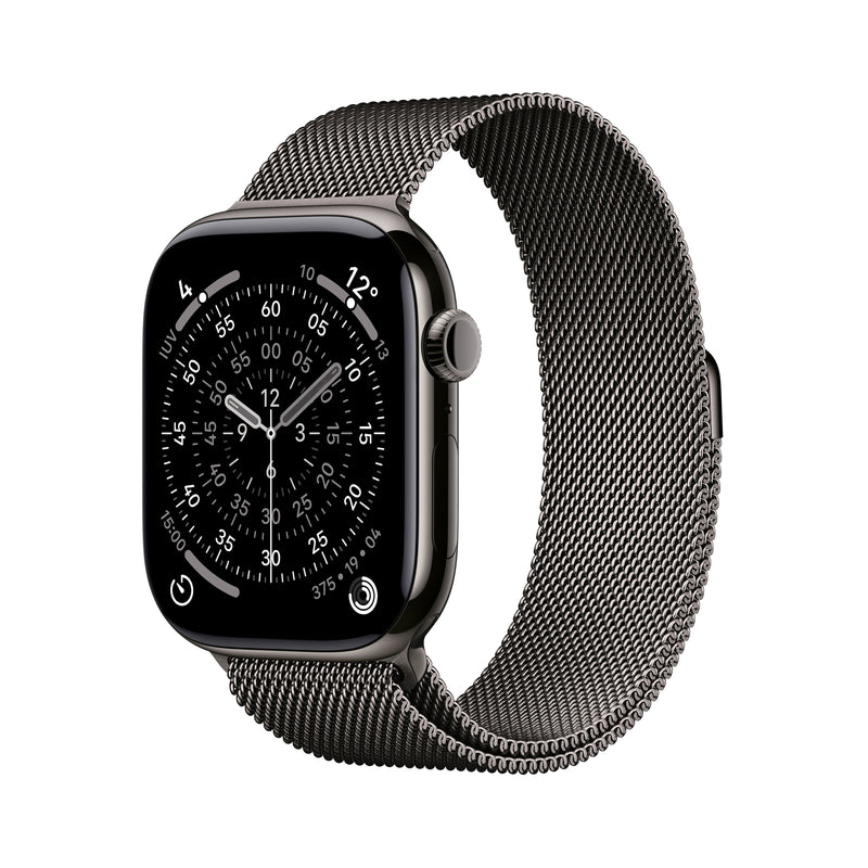 Apple Watch S11 Titan Schiefer Cellular 46MM (milanaise Armband Schiefer) S M
