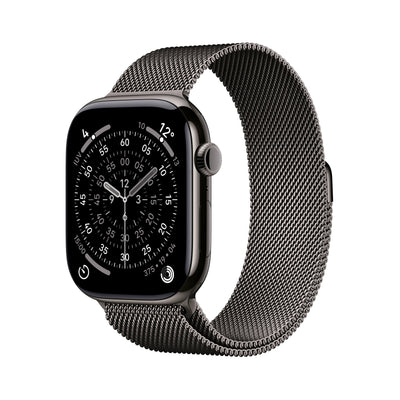 Apple Watch Series 11 GPS + Cellular 46MM Slate Titanium Case With Slate Milanese Loop - M/L — image 1