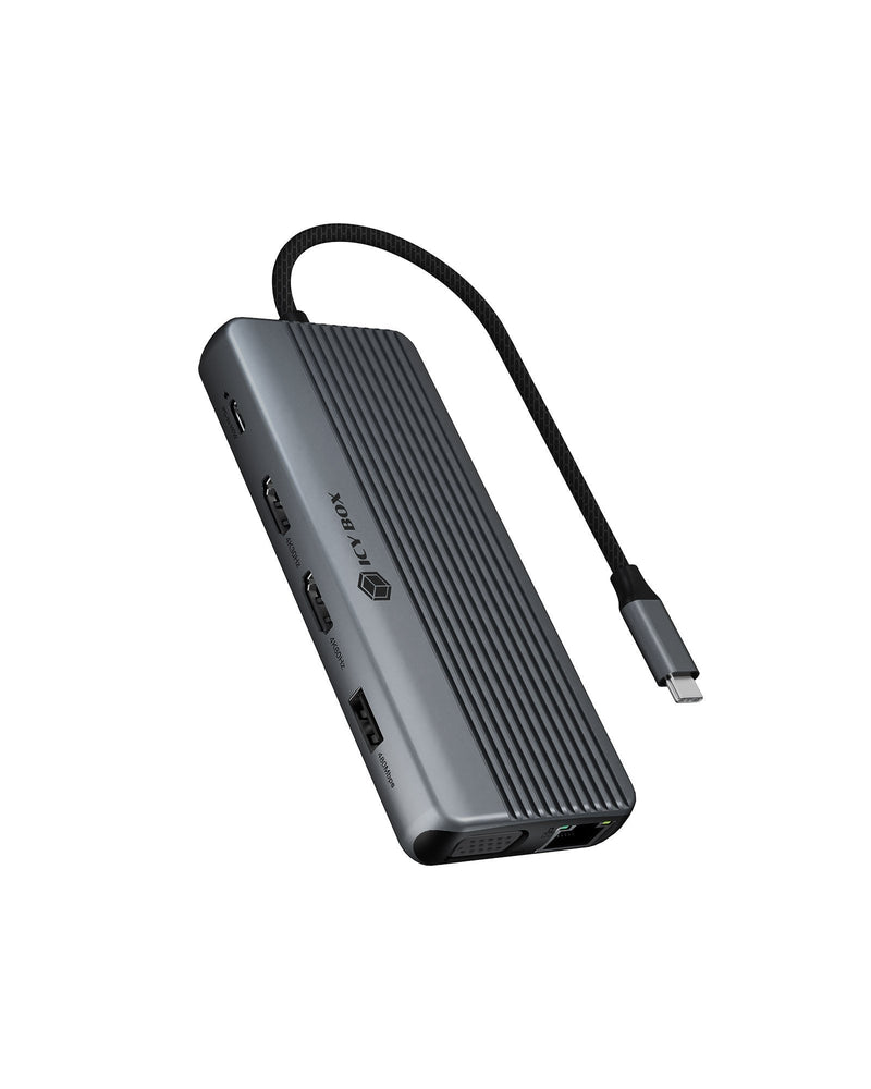 Estación Acoplamiento Icybox 12-IN-1 USB 3.2 Gen 1 Type-c