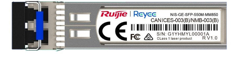 Ruijie Networks NIS-GE-SFP-550M-MM850 Network Modulo Transceptor Fibre Optic 1000 Mbit/S 850 Nm