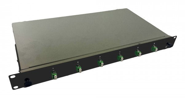 Helos Lwl 19 Spleissbox 6 X Lc/Apc Duplex OS2, Spleissfertig, Black