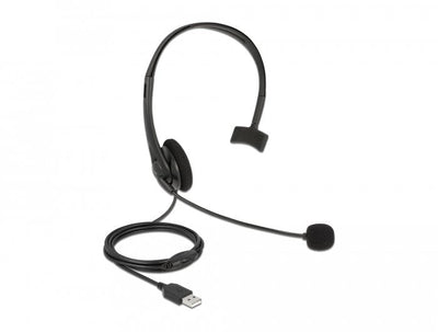 Delock 27177 Headphones USB Mono With Control Volumen PC And Laptop - Ultraligeros — image 1