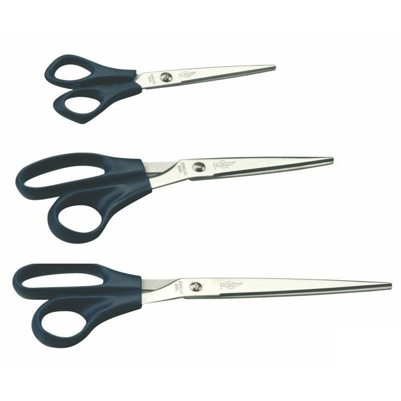 Faibo Scissors Office 21CM Asimétricas Handle Plastic Green Oscuro