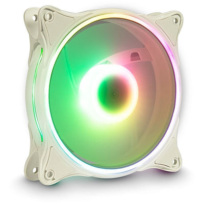 Inter-tech Argus L-12025W Housing Computer Fan 12CM White 1 Pieces White/Transparent Fan 12CM, 1200 — image 1