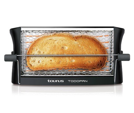 Taurus Toaster Pan Todopan Rod Stand Grille Protectora Maxima Security Black