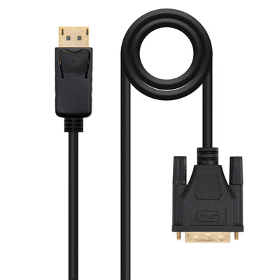 Nanocable Cable Converter DisplayPort/M a DVI/M - 1.0M - Black — image 1