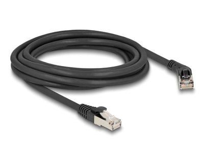 Delock RJ45 Network Cable CAT.6A S/FTP Male 45° Nach Rechts Angular — image 1