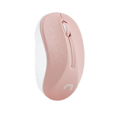 Natec Mouse Toucan Óptico Wireless Rosa-blanco — image 1