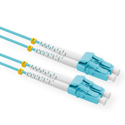 Value Lwl-cable 50 125M OM3, Lc Lc, Low-loss-stecker, Trkis, 20M — image 1