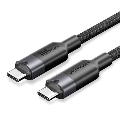 Vention USB Cable 3.2 Type-c 5A Trgwd USB Type-c Male USB Type-c Male Up To 100W 10Gbps 50CM White — image 1