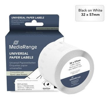 Mediarange Labels Paper Dymo 11354/S0722540 32X57MM 1000S — image 1
