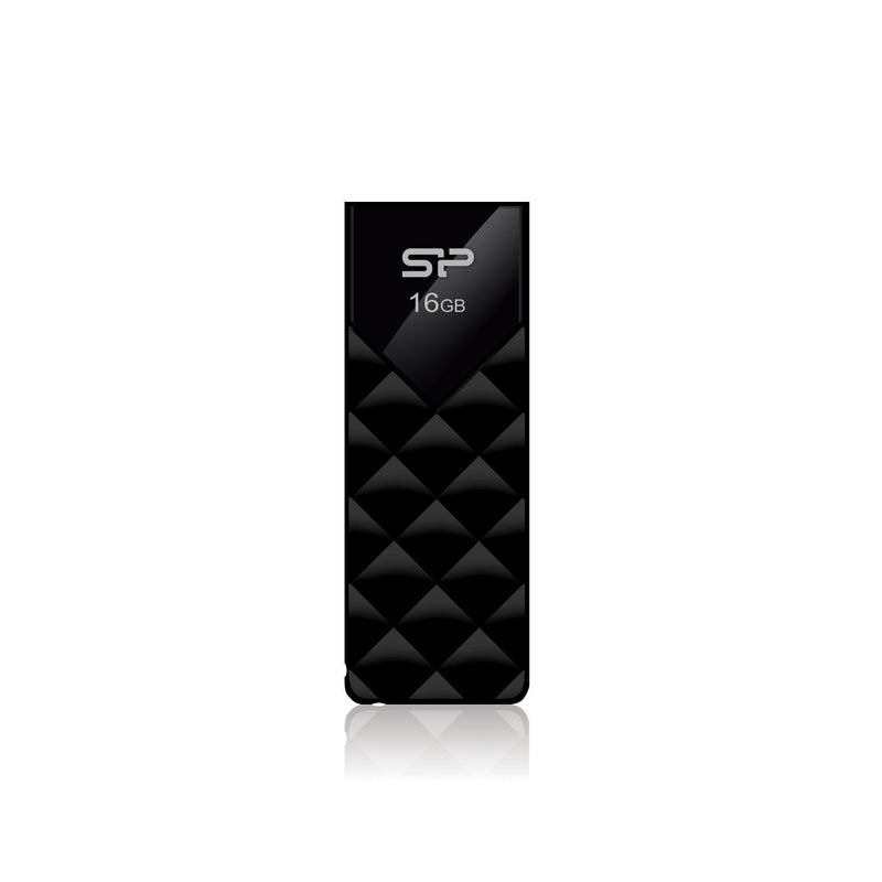USB Flash Drive Silicone Power U03 USB 2.0 16GB Black