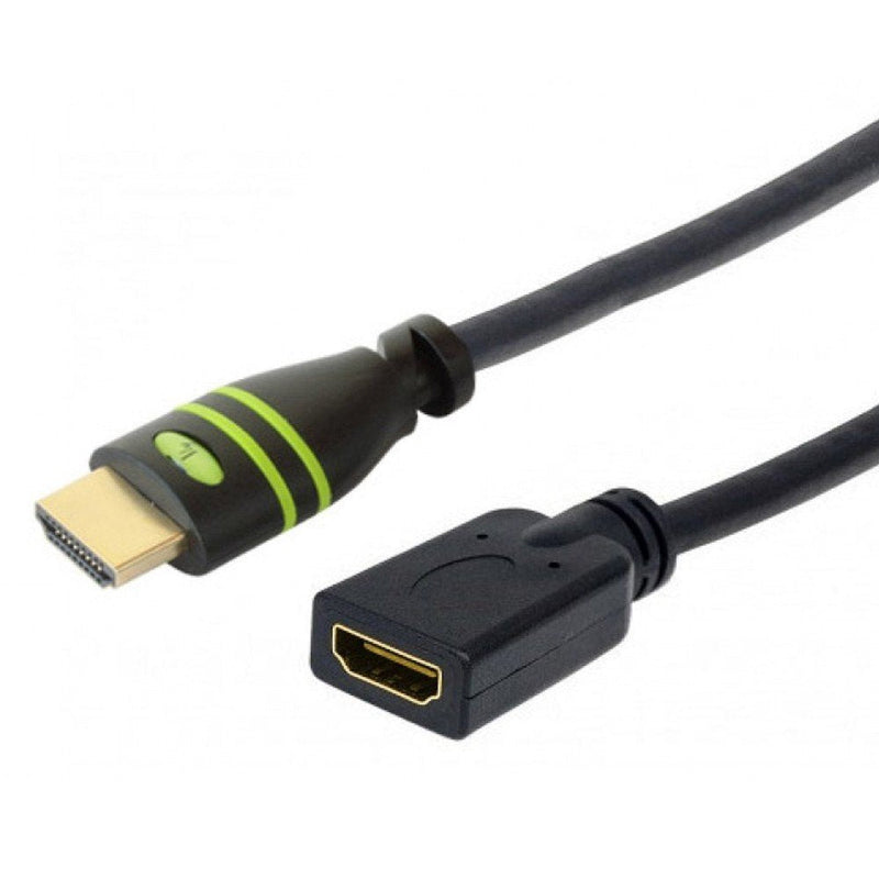 Techly Icoc HDMI-4-EXT018 HDMI Cable 1,8M HDMI Type a Standard Black