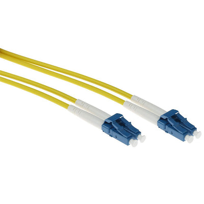 0.5 Meter Singlemode 9 125 OS2 Duplex Armored Fiber Patch Cable With Lc Connectors — image 1