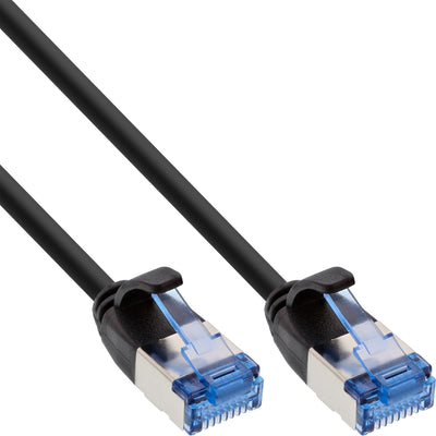 Inline Network Cable Slim Round U/FTP CAT.6A Black 1.5M — image 1