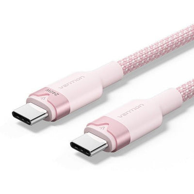 Vention Cable USB-C - Power Up To 240W - Length 1M - Recubrimiento Nailon Trenzado - Speed Up To 480Mbps - — image 1