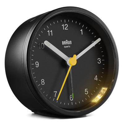 Braun BC12, Watch Despertador Analógico, Alrededor, Black Analógica, Yellow Battery — image 1