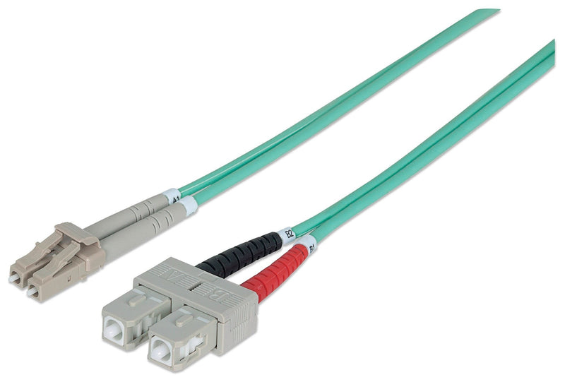 Intellinet 750165 Cable Fibre Optic 3M OM3 Lc Sc Aqua