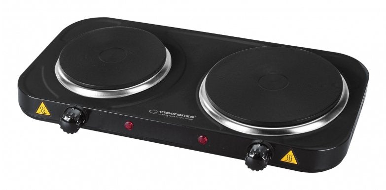 Esperanza EKH014K Board Eléctrica 2 Zonas, 2500W, Black