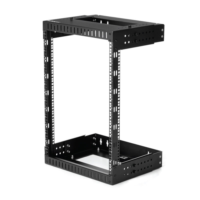 StarTech.com Cabinet Rack Servers Frame Abierto 15U Assembly Wall - Depth Adjustable 12A 20 Profun