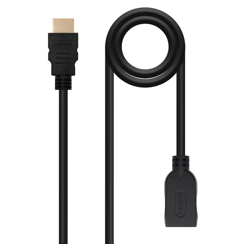 Nanocable HDMI Cable 2.0 Prolongador a/m-a/H - 2.0M - Black