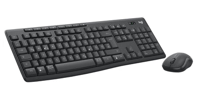 Logitech Keyboard German + Mouse MK370 Combo For Business RF Wireless + Bluetooth Qwertz Graphite — image 1